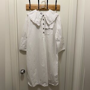 Ganni Poplin Cotton Shirt Dress L/XL